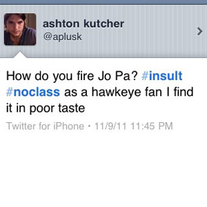 Ashton Kutcher, Twitter Ashton Kutcher, Twitter
